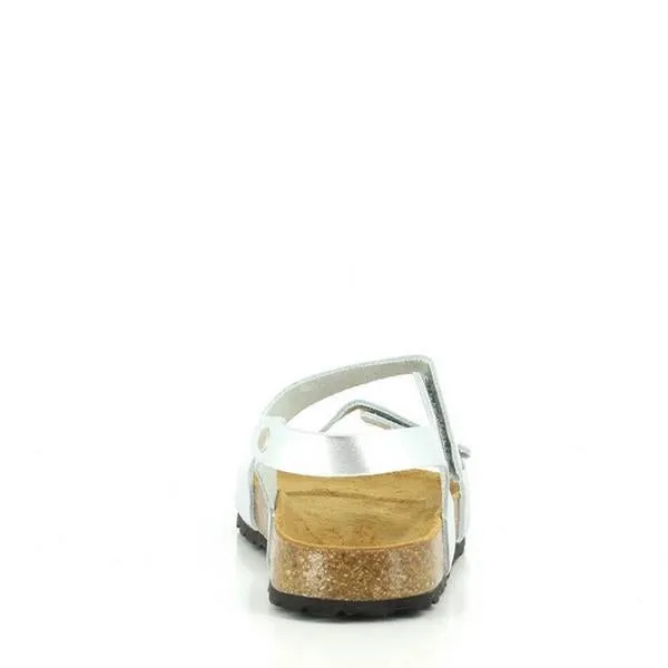 Plakton 110037 Silver Kids Slingback Sandals