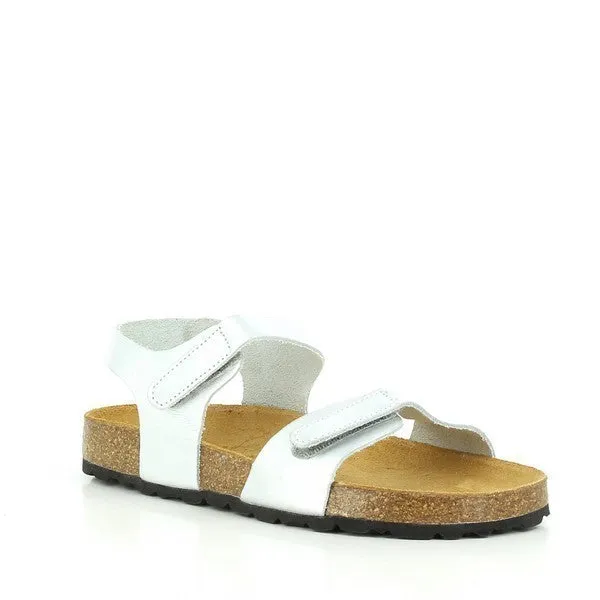 Plakton 110037 Silver Kids Slingback Sandals