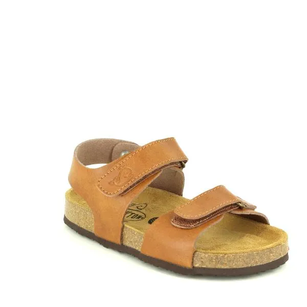Plakton 125093 Tan Slingback Kids Sandals