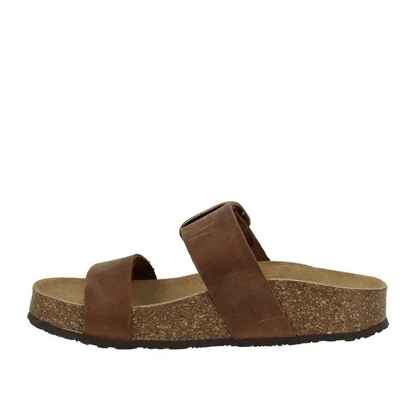 Plakton 343004 Chocolate Two Strap Sandals
