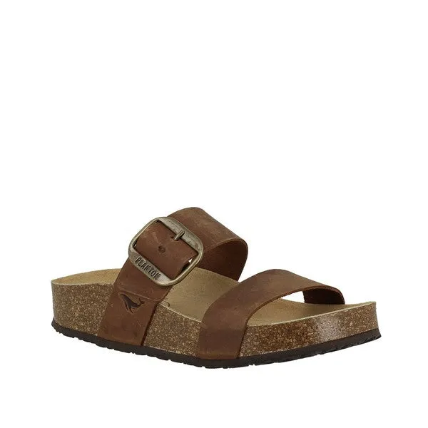 Plakton 343004 Chocolate Two Strap Sandals