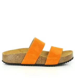 Plakton 345051 Orange Two Strap Sandals