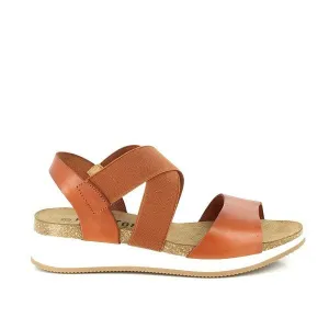 Plakton 395286 Light Brown Cross-Strap Sandals