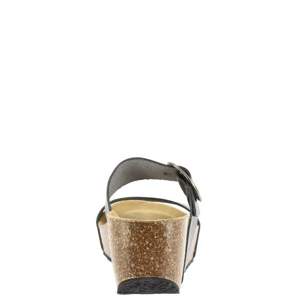 Plakton 873004 Dark Grey Women's Wedge Sandals