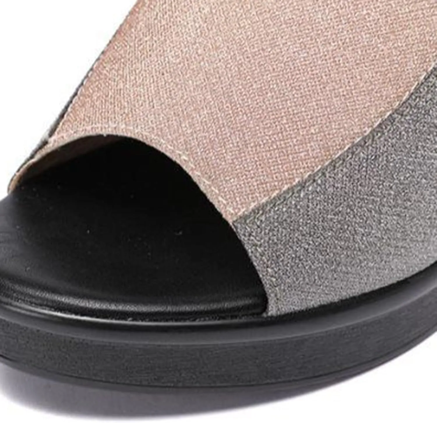 Platform Heels Chunky Block Heels For Women Strappy High Heels Open Toe Heels Comfortable Cute Trendy Heeled Sandals Short Thick Slingback Heels
