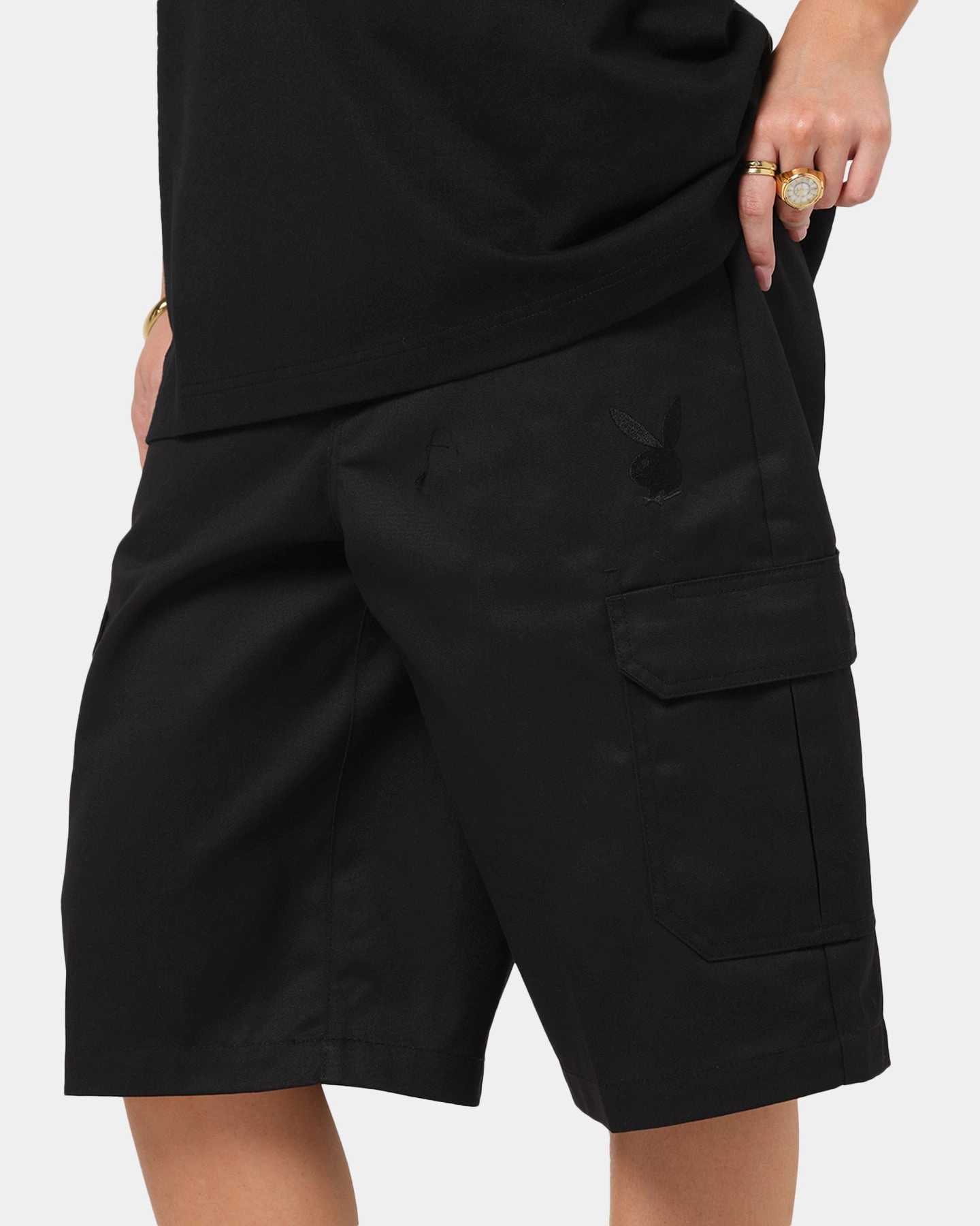 Active Look Playboy Bunny Shorts Black