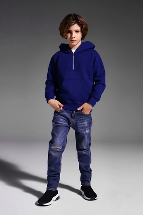 Please Jeans Baggy A vita Bassa PHC2B44B33 blu denim Cozy and Soft