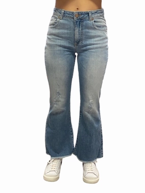Neutral Casual Streetwear Fan Couple Look Modern Please Kids pantalone jeans da ragazza PHC5F26G31 1670 blu denim