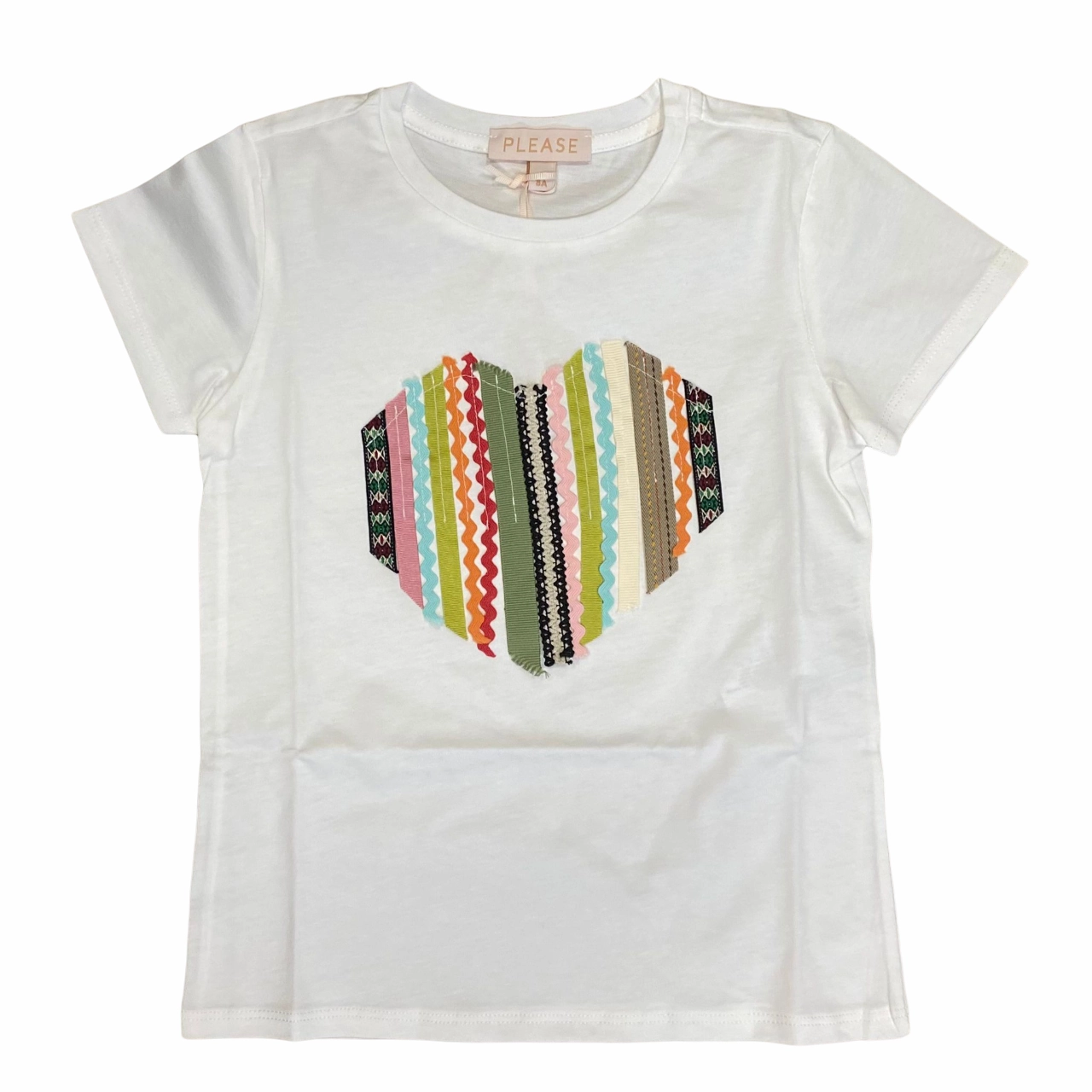 Soft & Smooth Ethically Sourced Materials Please maglietta manica corta da ragazza 3102 bianco