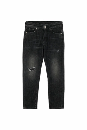 Office Friendly Flexible Comfort Please Pantalone Denim Baggy PHC2B43B33 1906 denim black