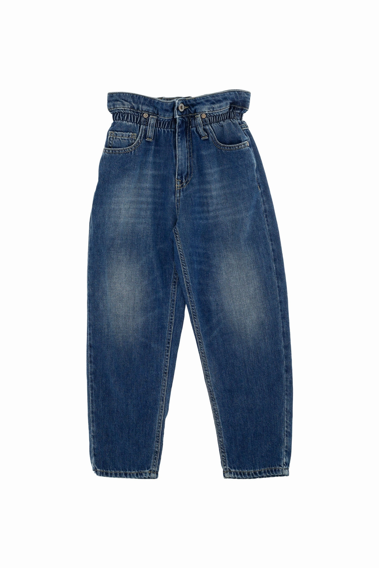 Please Pantalone Denim Paperbag PHG3B37G31 1670 blu denim Trendy Vibe Timeless Style