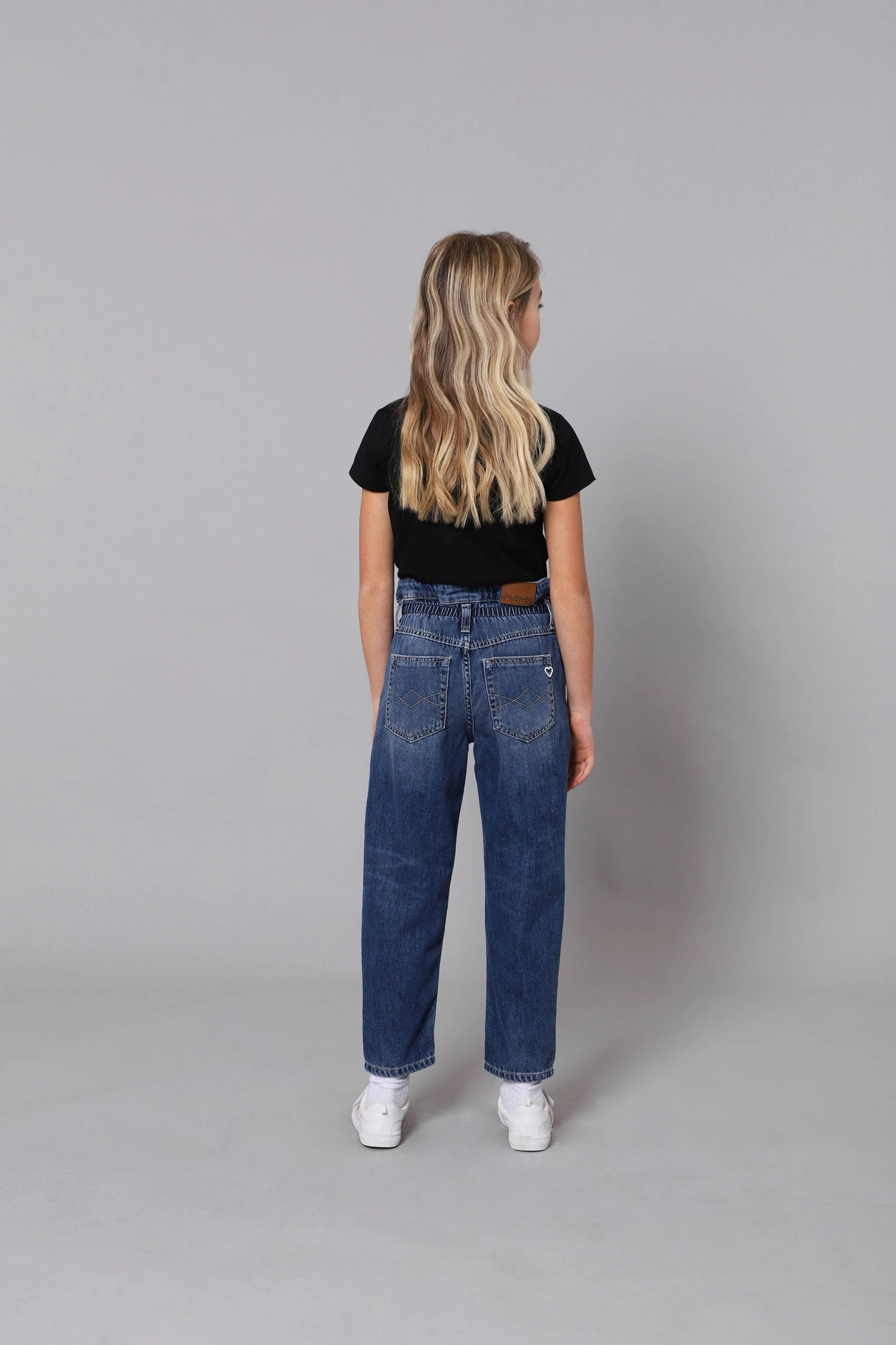 Please Pantalone Denim Paperbag PHG3B37G31 1670 blu denim Comfortable Fashion