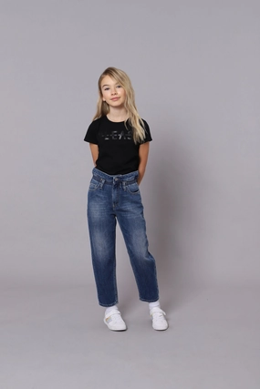 Urban Style Please Pantalone Denim Paperbag PHG3B37G31 1670 blu denim