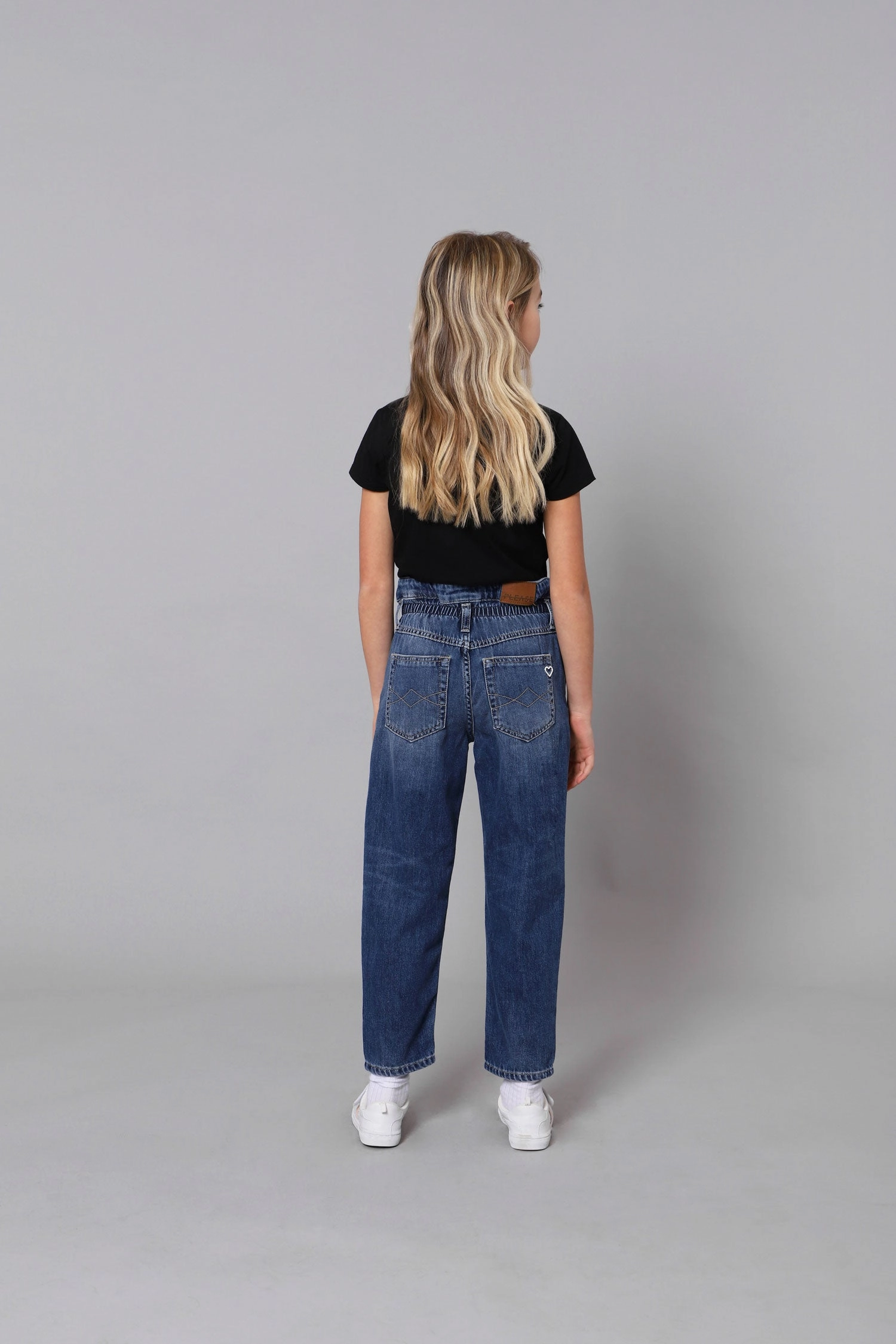 Please Pantalone Denim Paperbag PHG3B37G31 1670 blu denim Core Movement Urban Edge