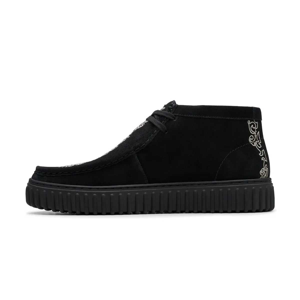 Elastic Material   PLEASURES Torhill Hi 'Black Ornate Framing'