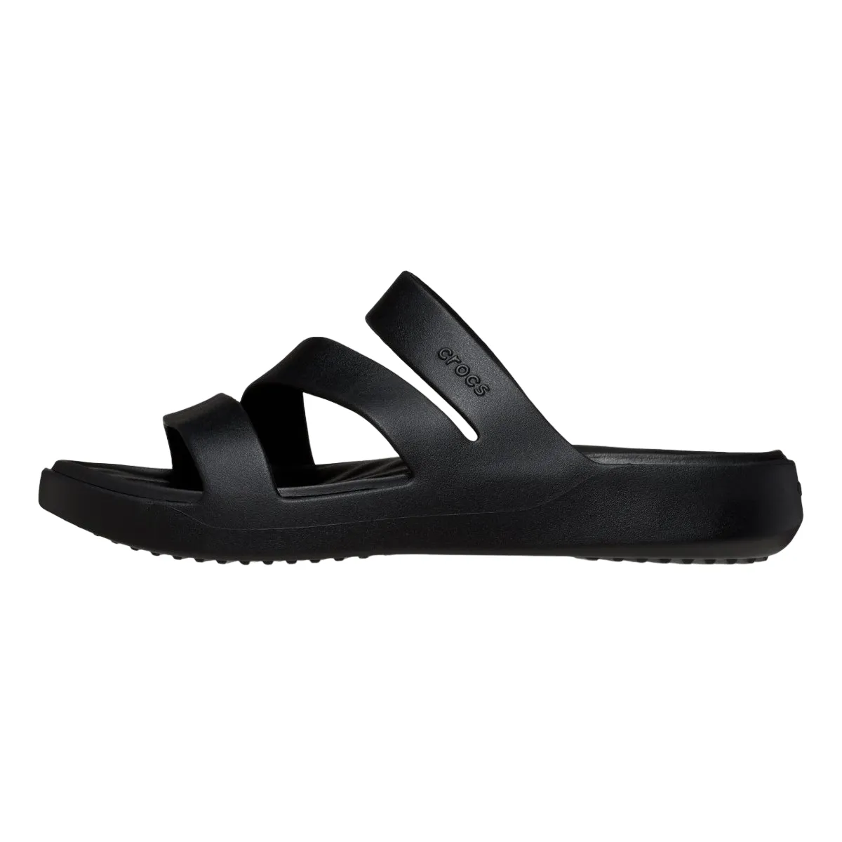 Crocs ciabatta sandalo Fuga Strappy da donna 209587-001 nero Smart Design