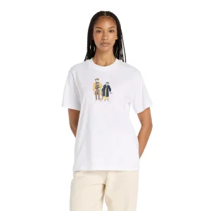 Wmns Athletics Never Age Tee 'White' Urban cushioning Retro