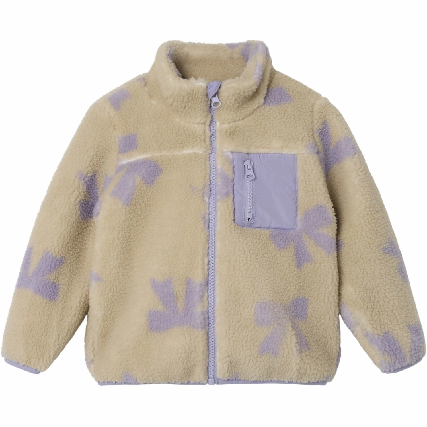 Holiday Trip Name It Fog Monica Teddy Jacket Bow