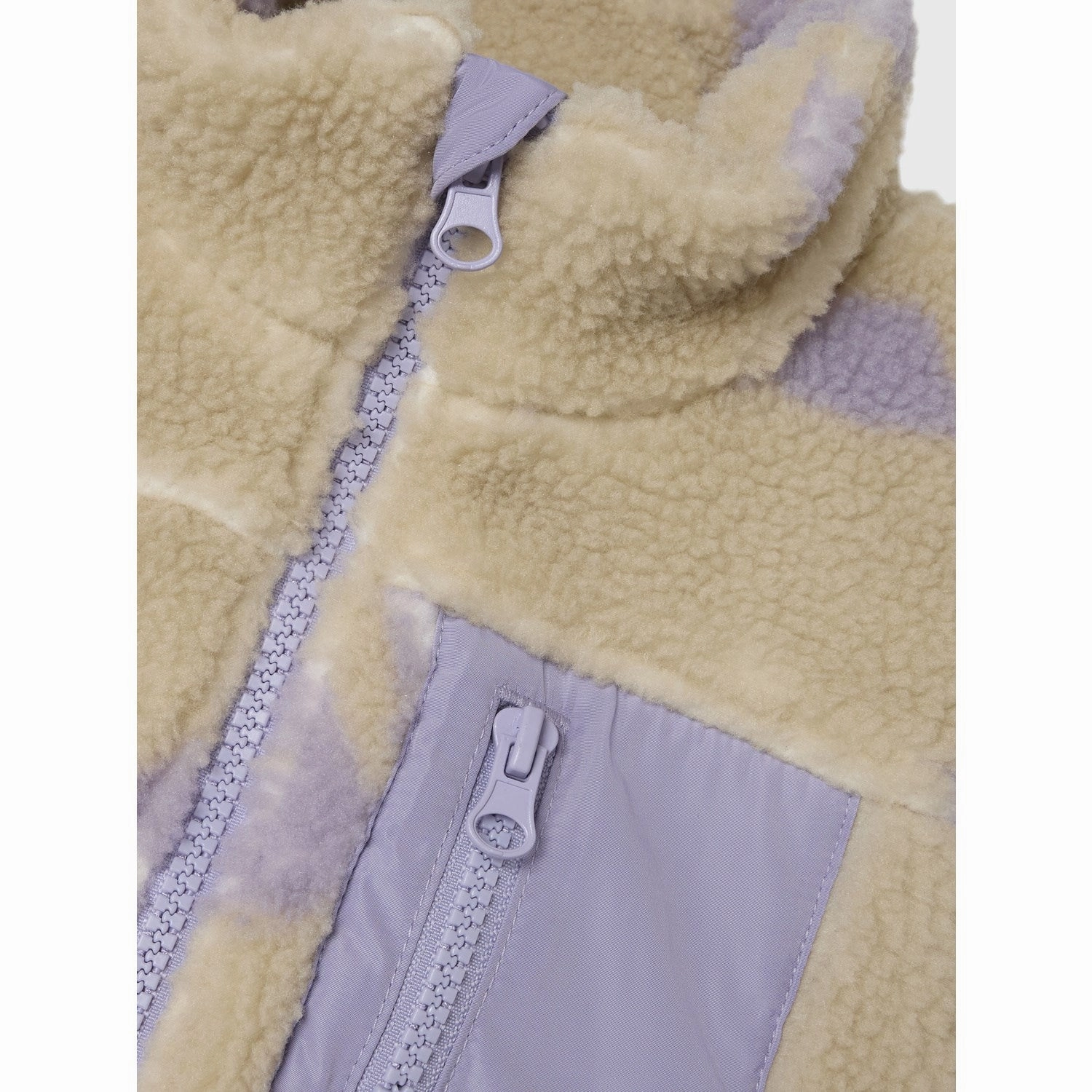 Name It Fog Monica Teddy Jacket Bow ReflectiveTrimDetails