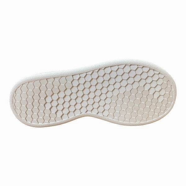 Adidas sneakers bassa da bambina con strappo Advantage C GW0453 white-light pink shock - absorbing inserts