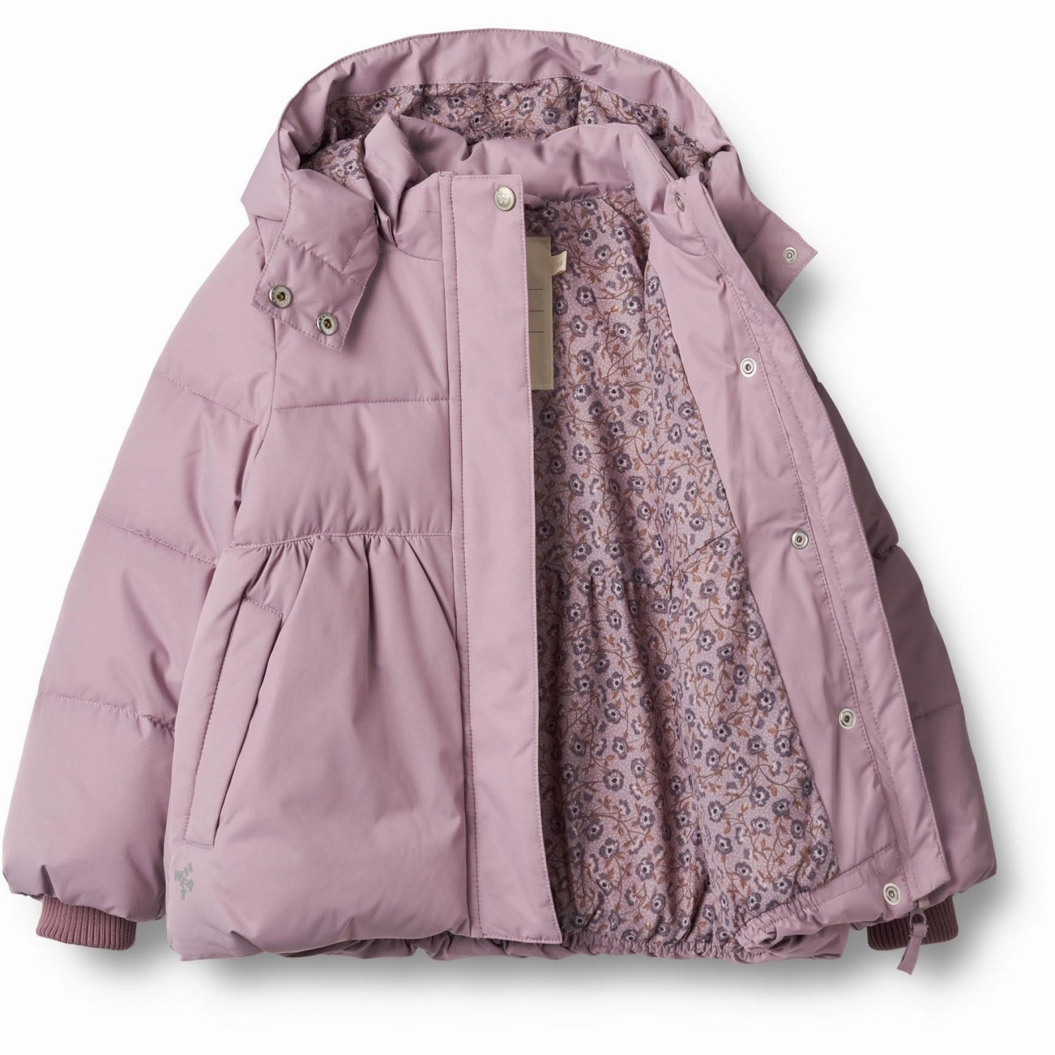 Wheat Soft Lilac Puffer Jacket Karla Simple Outer