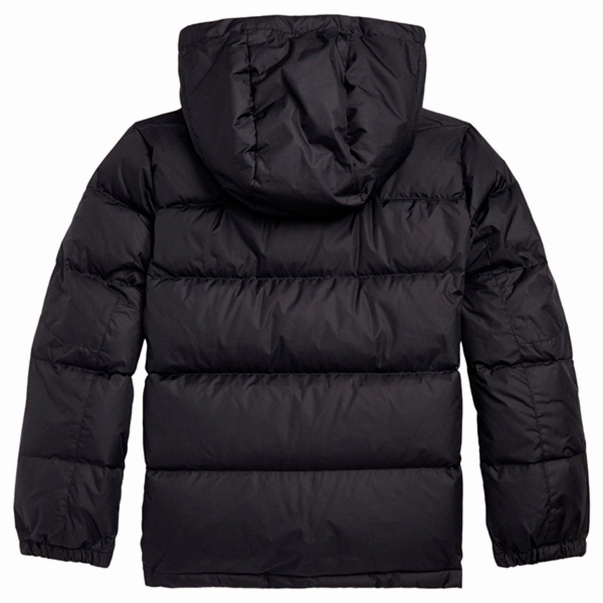 Polo Ralph Lauren Boy Jacket Bomber Polo Black Adjustable drawstring MagneticClosure