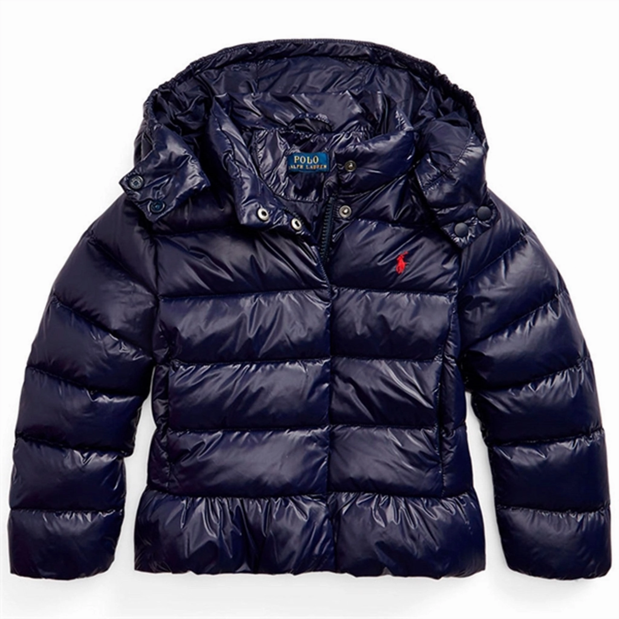 Polo Ralph Lauren Girl Bomber Jacket Newport Navy Fur Trim
