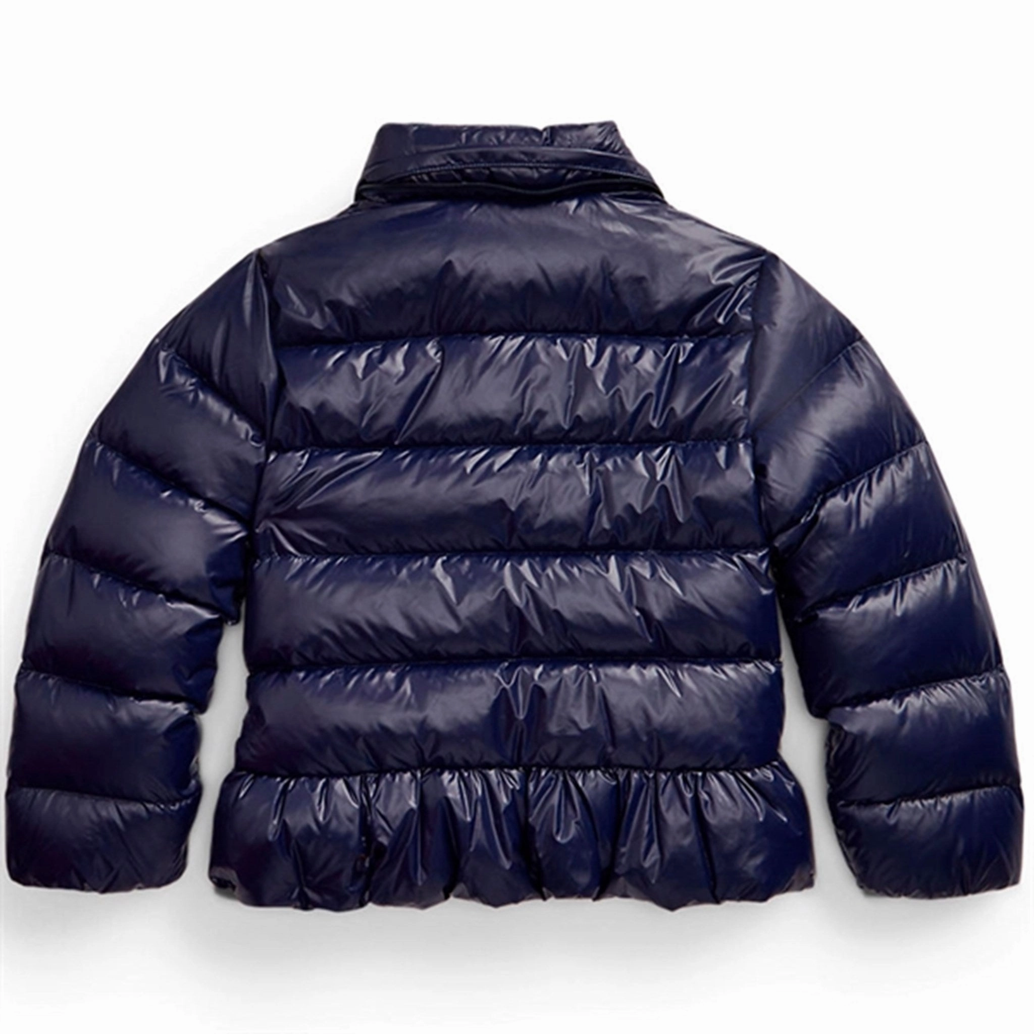 Polo Ralph Lauren Girl Bomber Jacket Newport Navy Frictionless Zipper Tracks Soft Layers