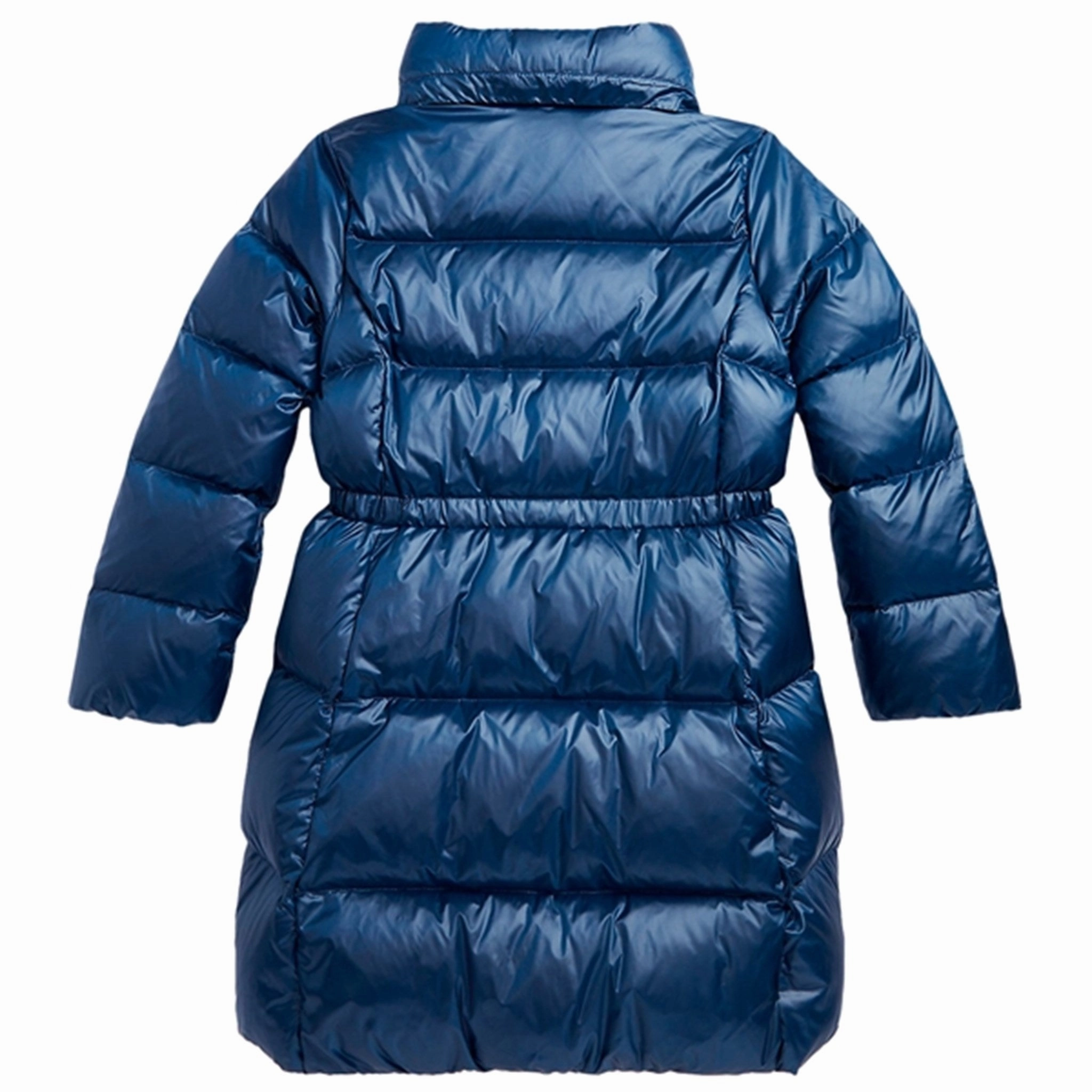 Polo Ralph Lauren Girl Celia Coat Newport Navy Multi Directional Stretch Cozy Texture
