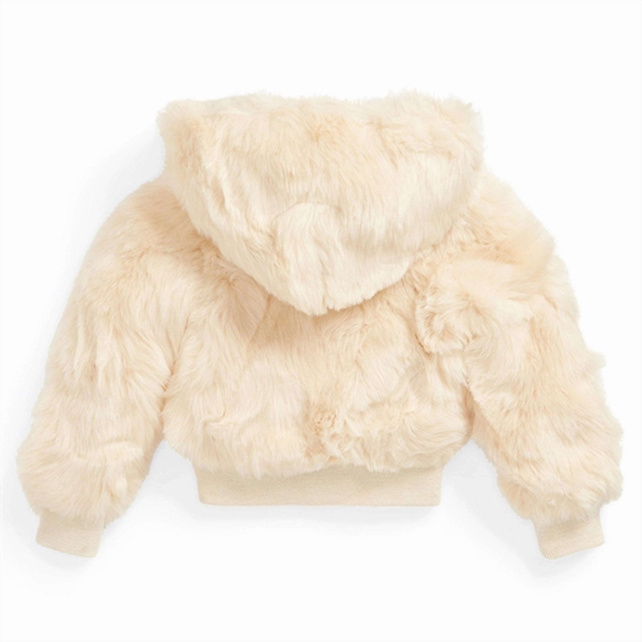 Polo Ralph Lauren Girl FZ Jacket English Cream Double Stitch Seams Abrasion resistant