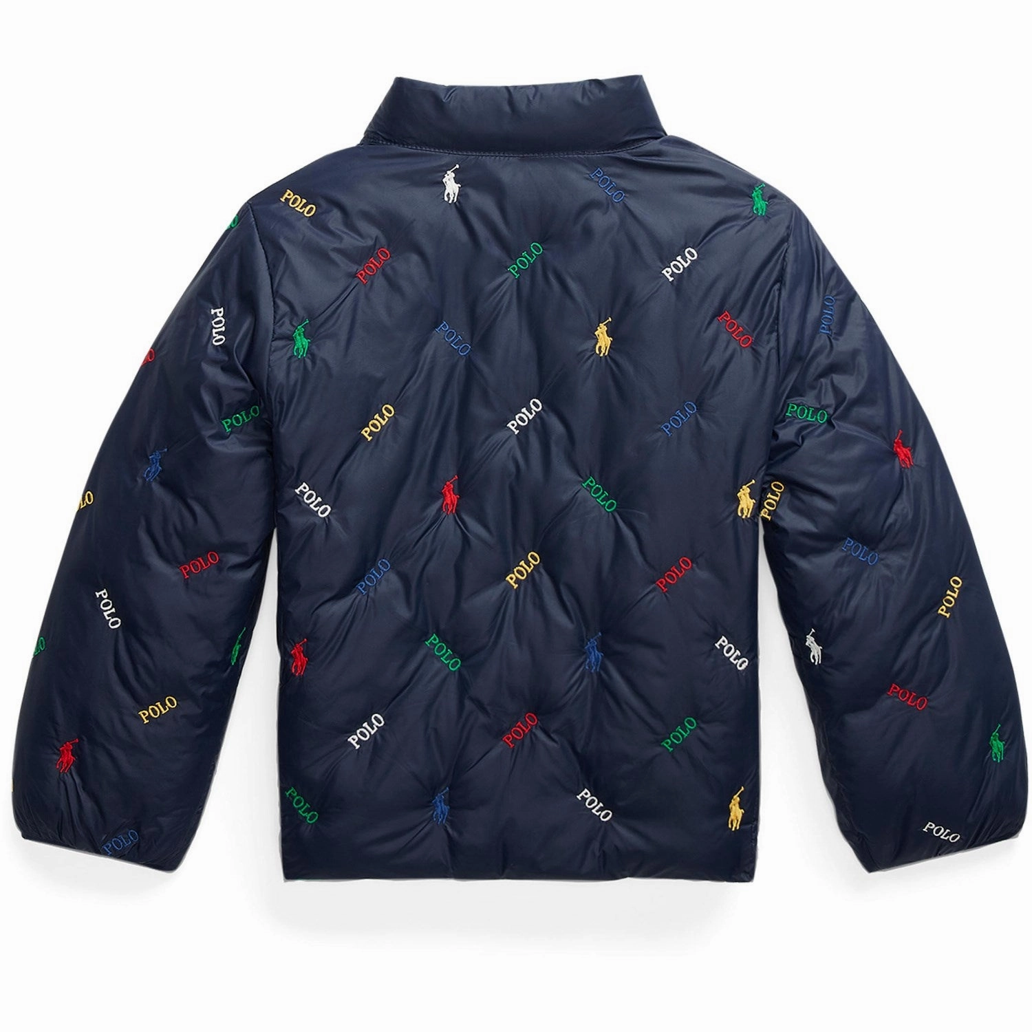 Polo Ralph Lauren Newport Navy/Stafford Green Rev Tera Aoe Bomber Jacket ThermalInsulation