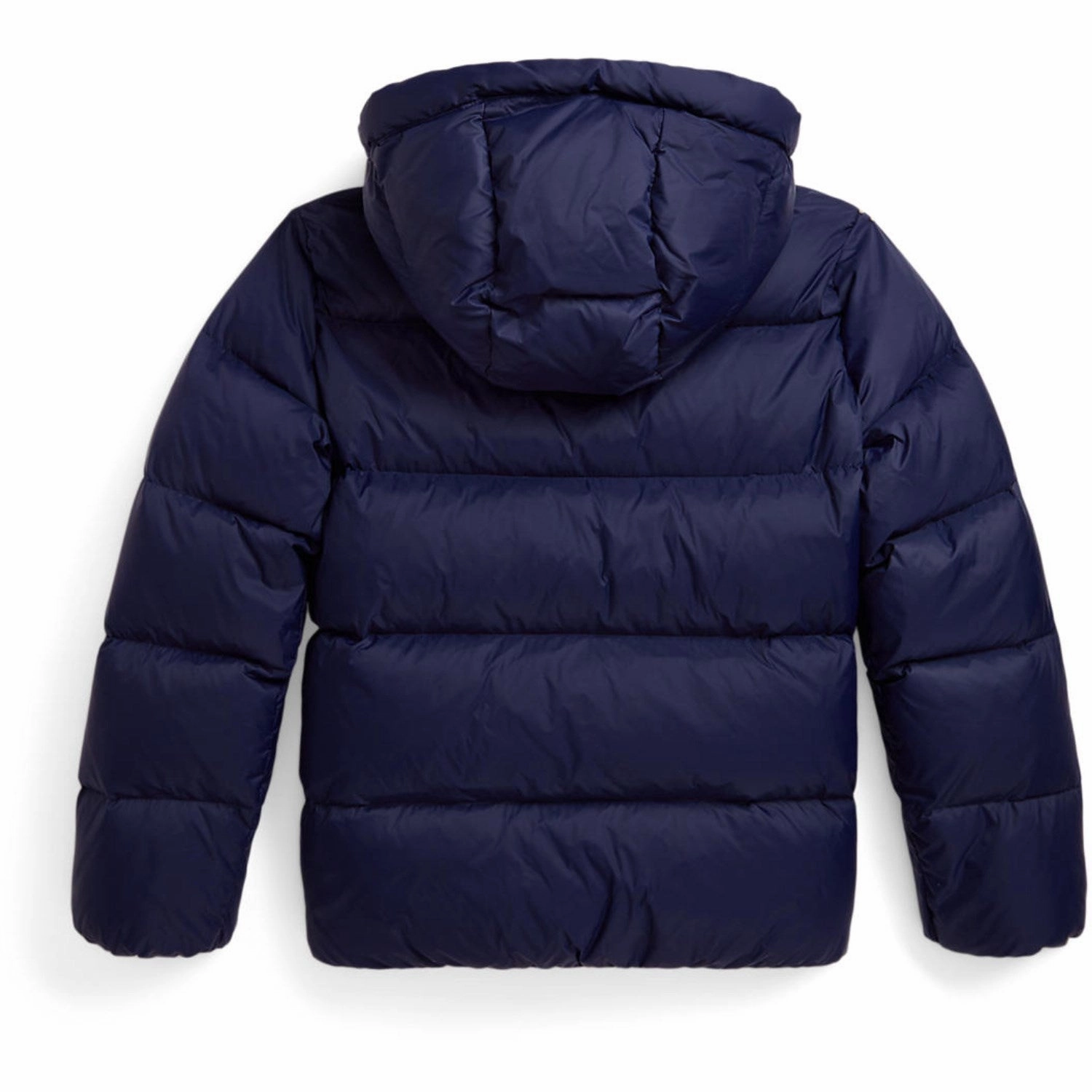 Polo Ralph Lauren Newport Navy W White Pp Girl Bomber Jacket Noise Reduced Fastener System Detachable Layer