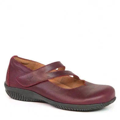 Portofino Women's Mary Janes- Burgundy