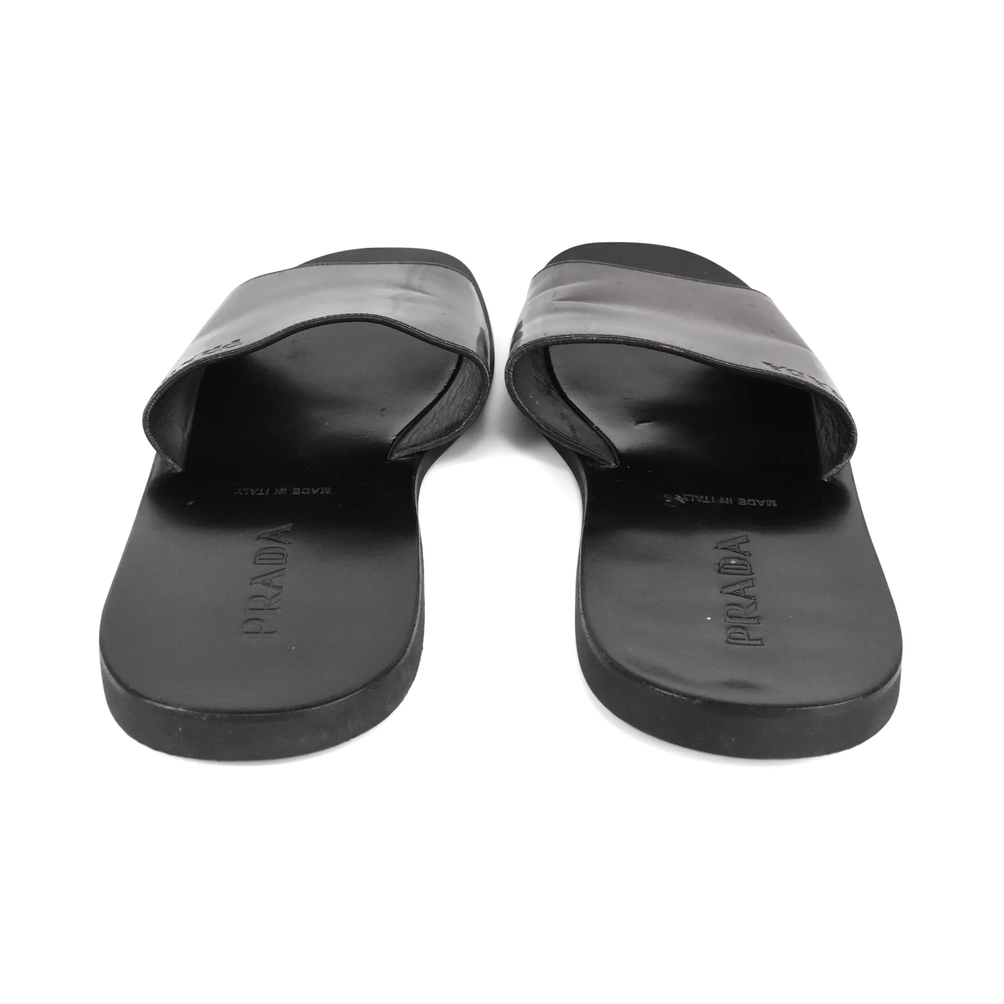 Prada Leather Slides - Men's 10