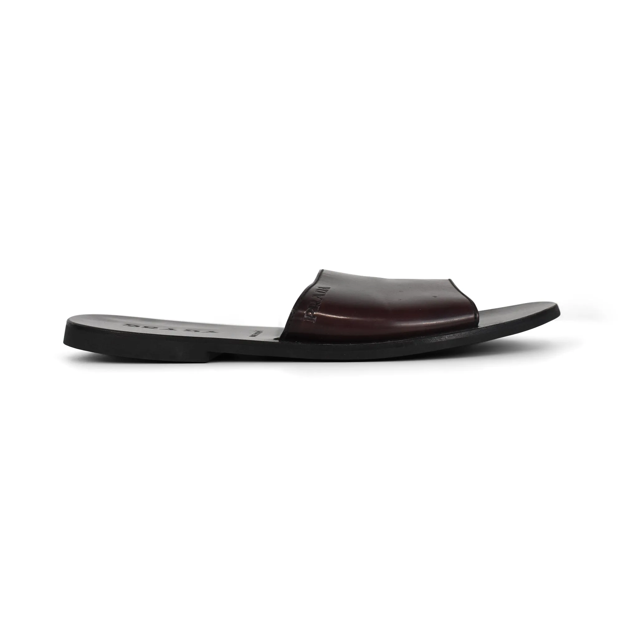 Prada Leather Slides - Men's 10