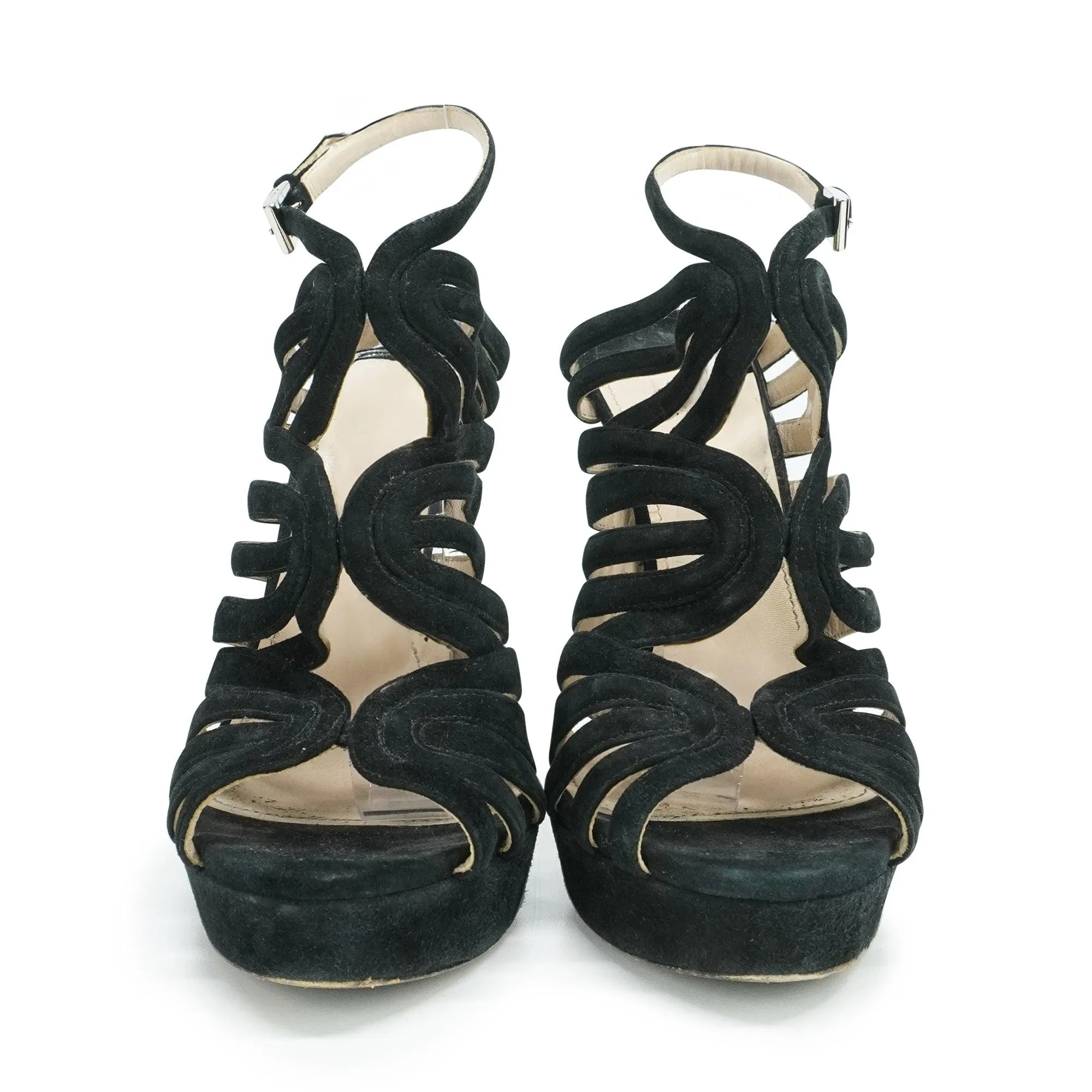 Prada Strappy Heels - Women's 39