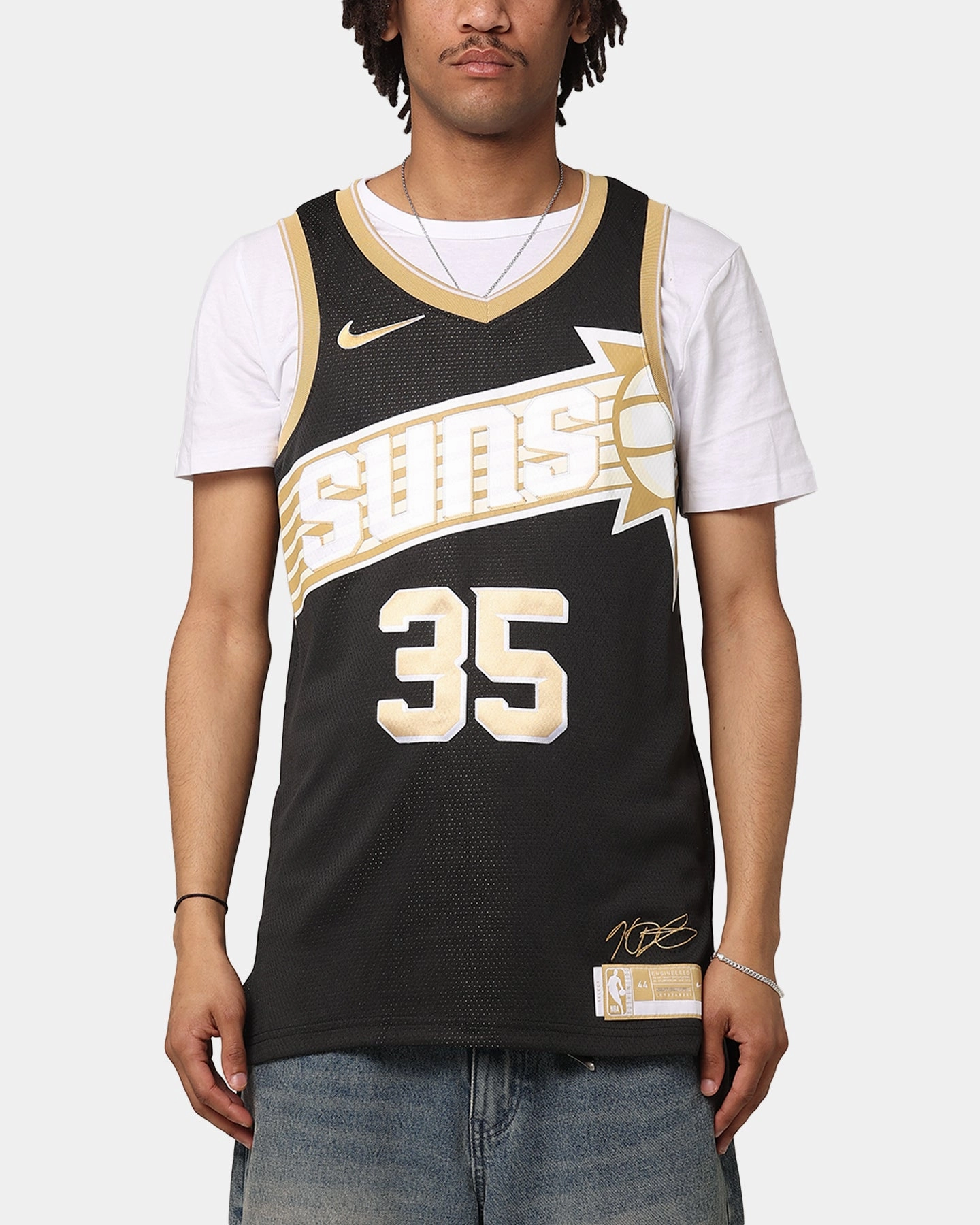 Nike Kevin Durant Phoenix Suns Dri-FIT 2024 Select Series Jersey Black/Gold Technical Build Dynamic Comfort