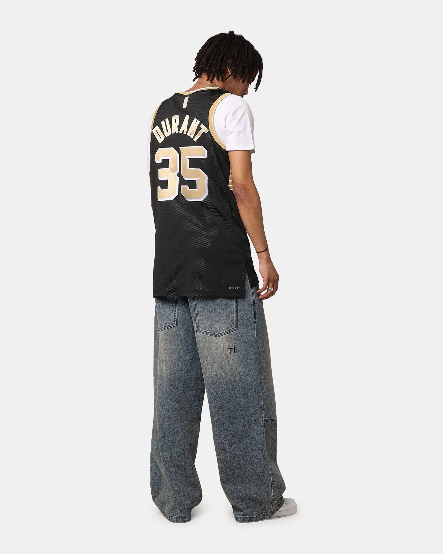 Total Ease Daily Active Nike Kevin Durant Phoenix Suns Dri-FIT 2024 Select Series Jersey Black/Gold