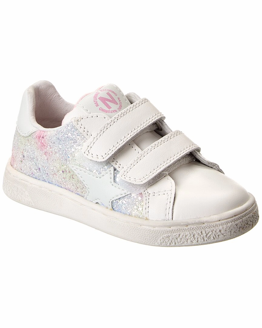 Naturino Pinn Leather Sneaker Abrasion Resistant Toe Caps