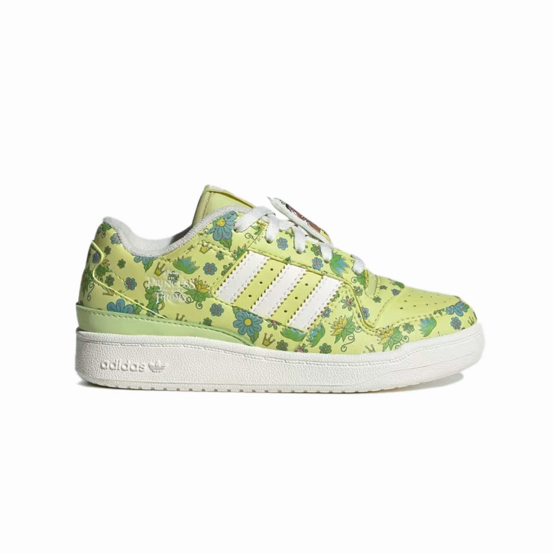 adidas - Kids' (Preschool) adidas x Disney Princesses Forum Low Shoes (IF7198) Shock Absorber Adaptive cushion