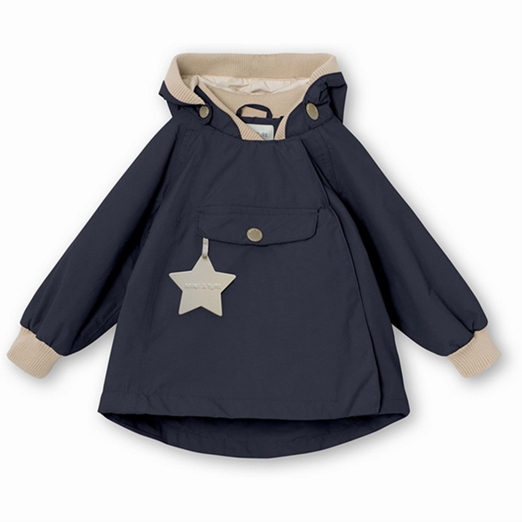 Durable Water Repellent BreathableLining MINI A TURE Wai Spring Jacket Ombre Blue