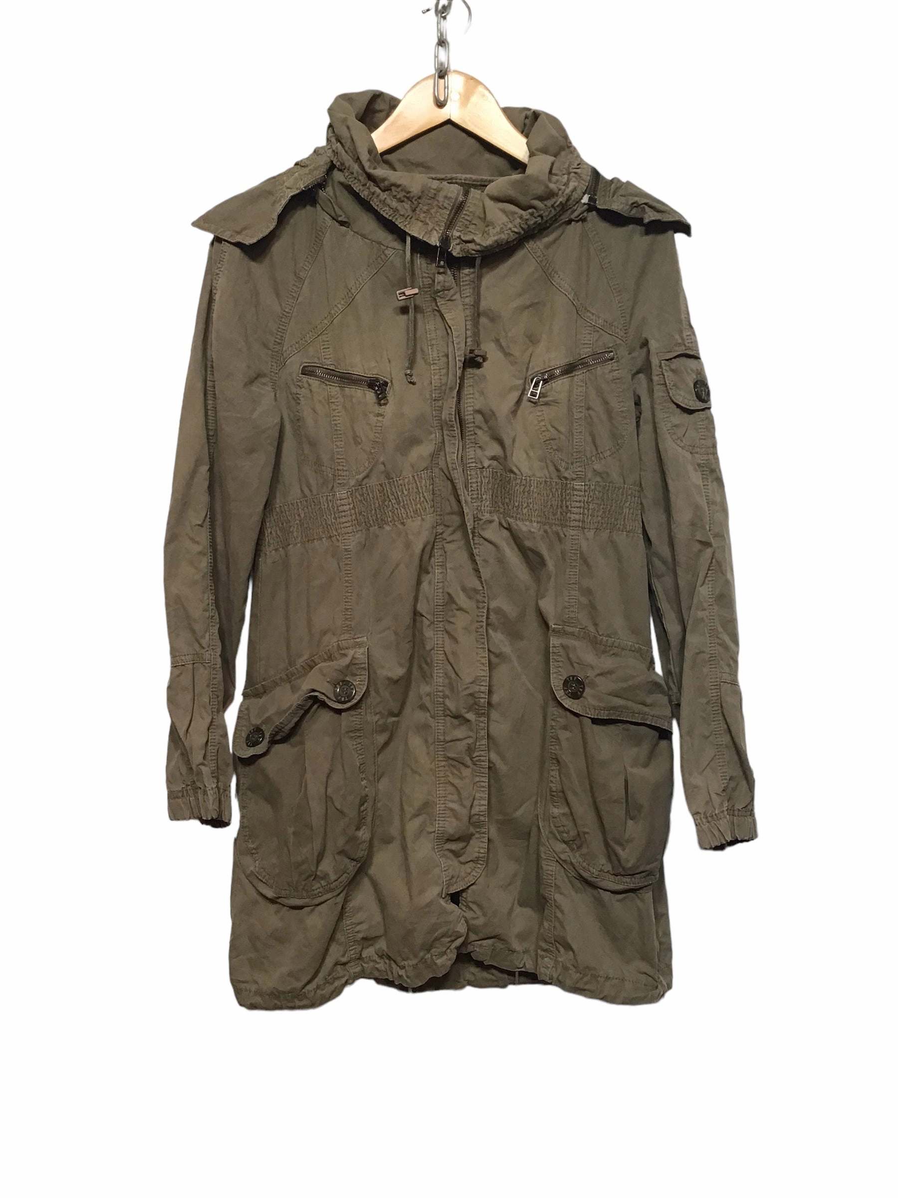 Everyday Comfort Khaki Green Jacket (Size M)