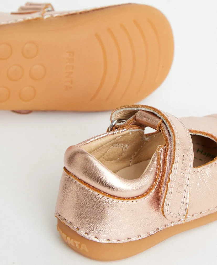 Prenta First Walker Shoes | Atlas | Rose Gold