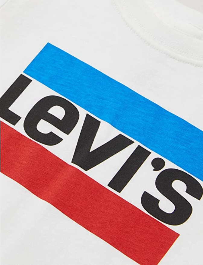 Levi's KIds T-shirt manica corta Logo Tee 8E8568-001 white Travel Comfort ColorfastFabricTech