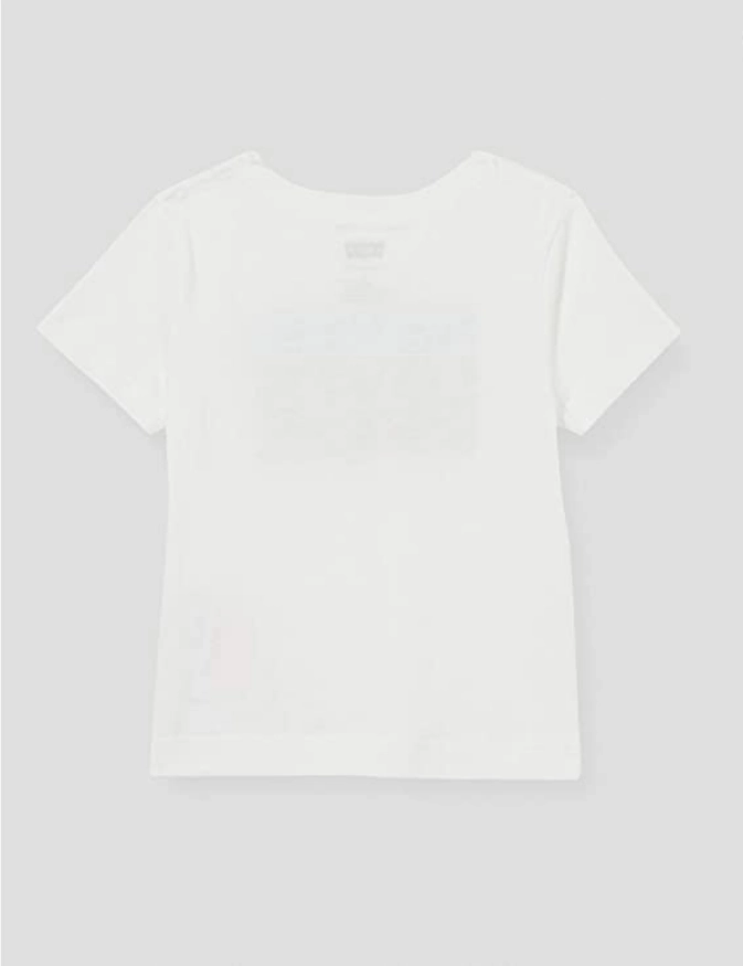 Casual Fit Lightweight Construction Levi's KIds T-shirt manica corta Logo Tee 8E8568-001 white