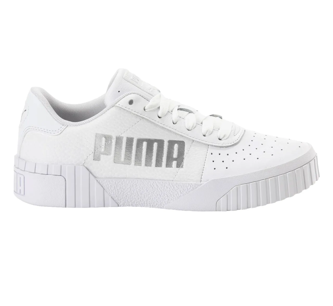 evening - wear shoes sandy terrain Puma scarpa sneakers da donna Cali Statement 372847 01 bianco
