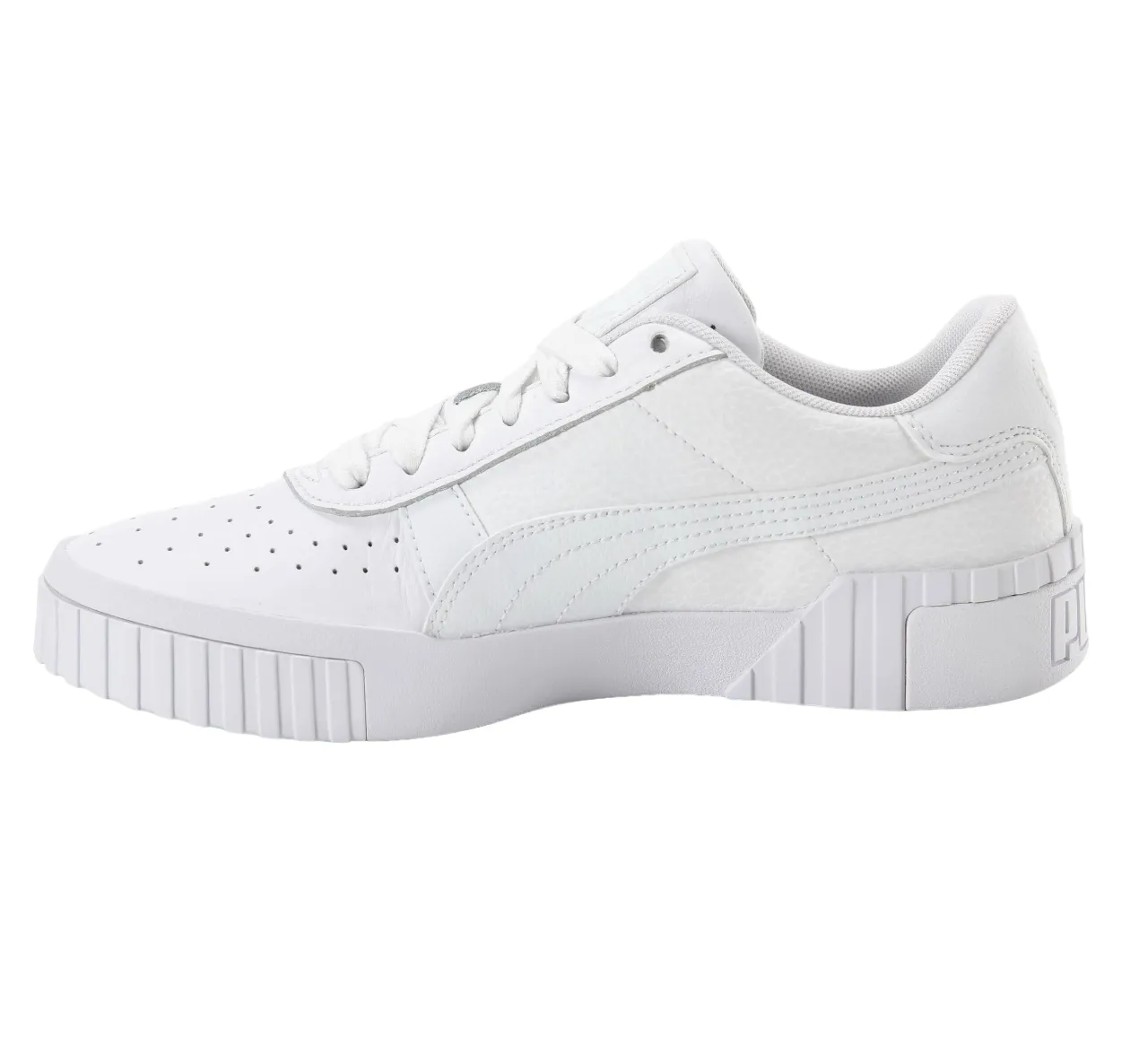 Office Worker padded collar comfort Puma scarpa sneakers da donna Cali Statement 372847 01 bianco