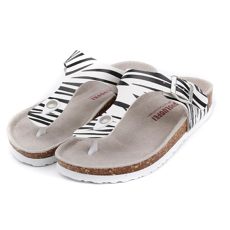 Printed Summer Flip Flops