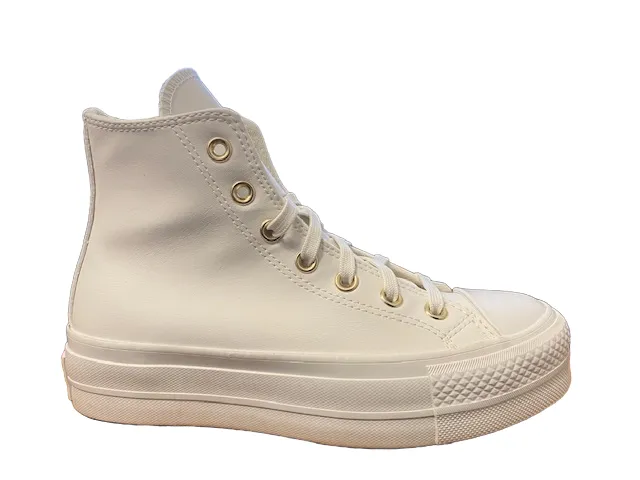 Tread Durability Reinforcement amazing comfort Converse sneakers alta con zeppa Chuck Taylor All Star Lift A03719C bianco