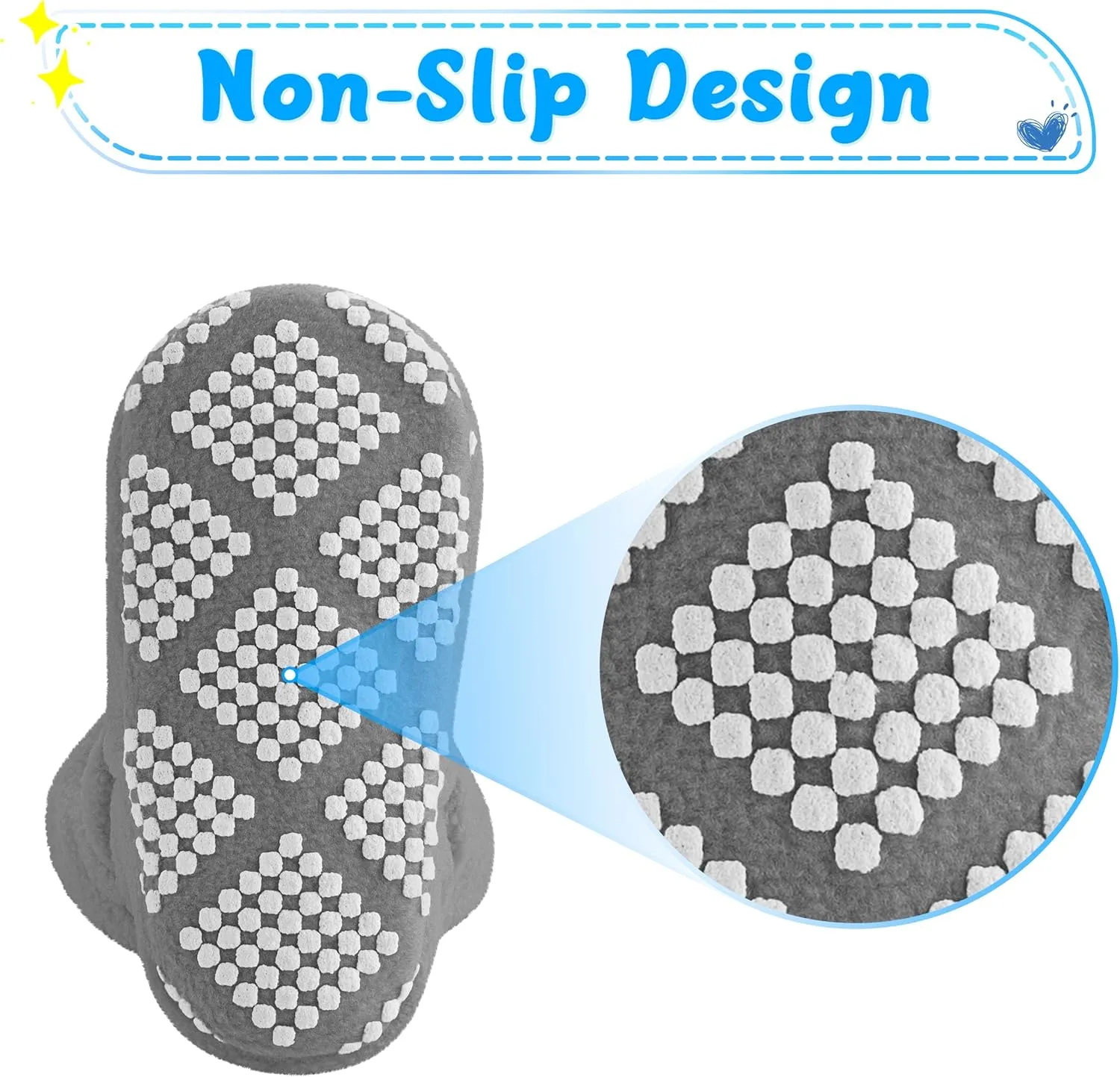 Pro Goleem Fleece Baby Booties, Warm Cozy Baby Slippers, Stay On Sock Shoes, Easy to Put on, Unisex Baby Gifts, Soft Non-Slip Adjustable Newborn Boots for Boys and Girls